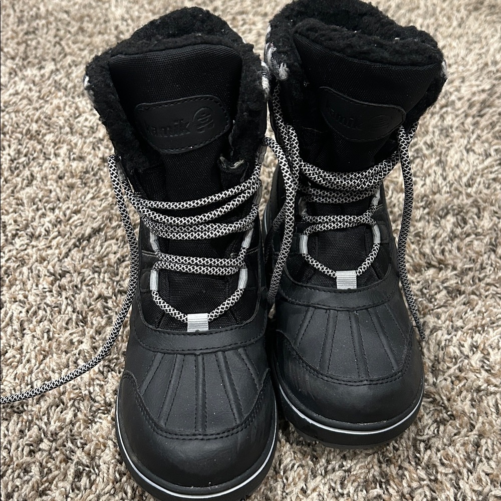 Kamik Black Waterproof Boots with Thinsulate